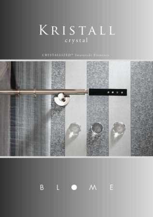Curtain rods BLOME -Novelties 2011 CRYSTAL-